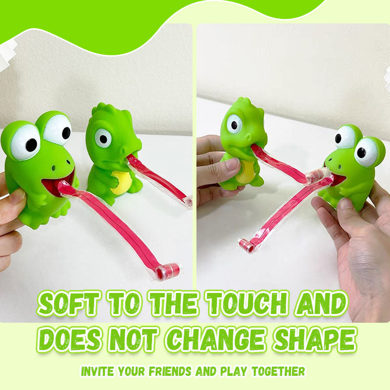 Creative Tongue-sticking-out Frog Squishy Toy