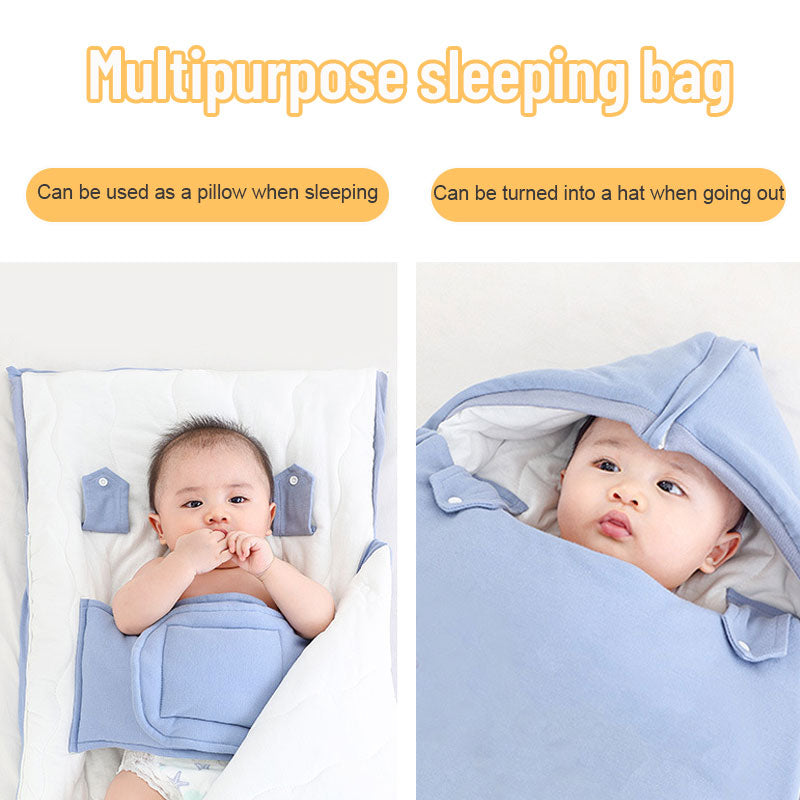 Children's Cute Winter One-Piece Sleeping Bag