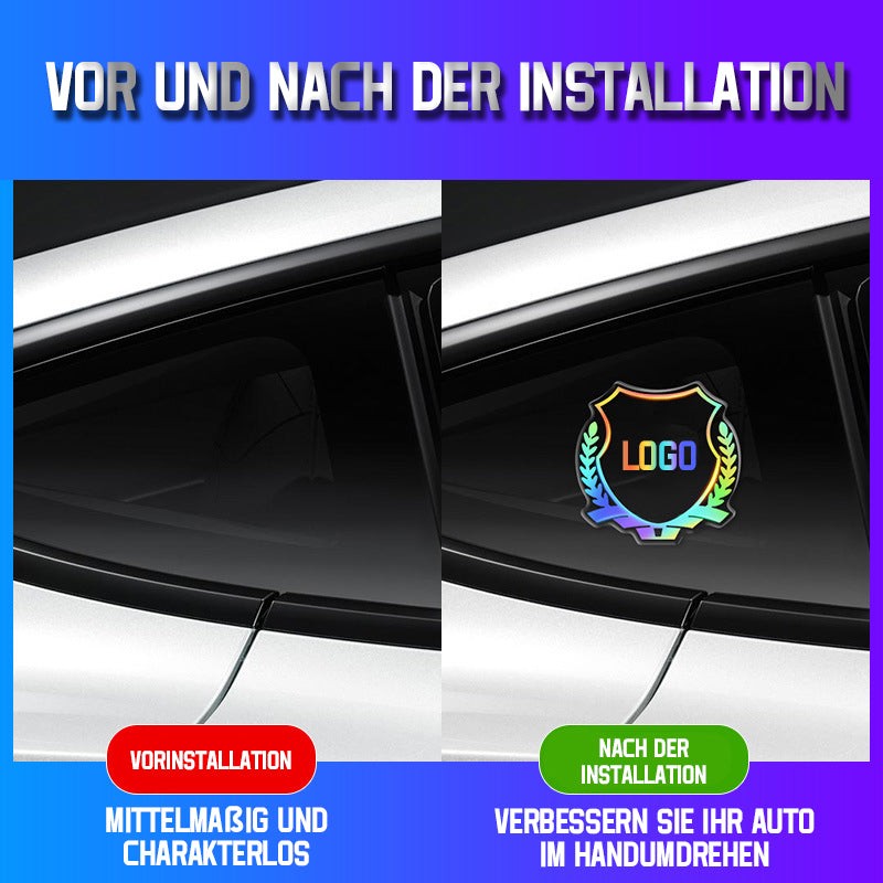 Galvanische Autoaufkleberdekoration