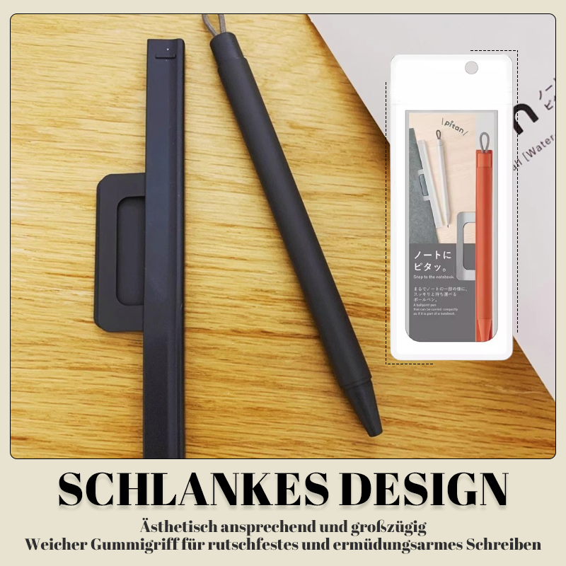 Wird mit magnetischem Stifthalter und Gelstift geliefert