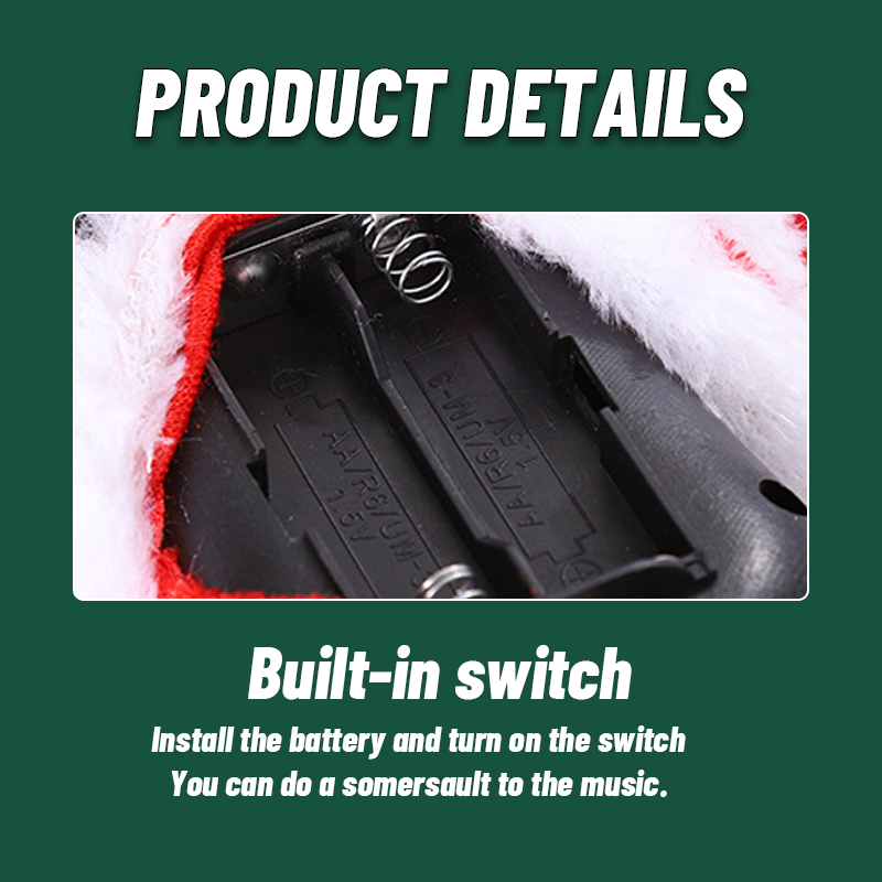 Santa Claus Electric Musical Parachute