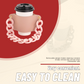Removable Chain Cup Cover Coffee Cup Cover