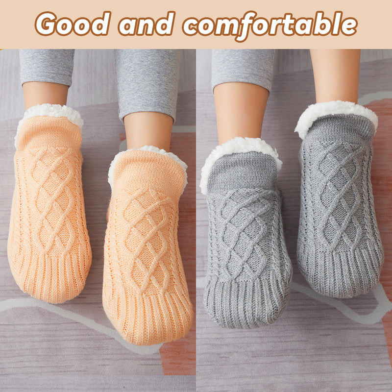 Velvet Thickened Floor Socks