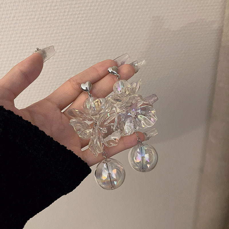 Glass Water Polo Earrings