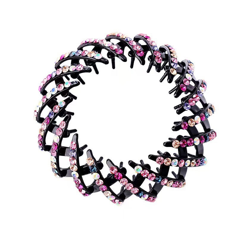 Rhinestone Bird'S Nest Curler