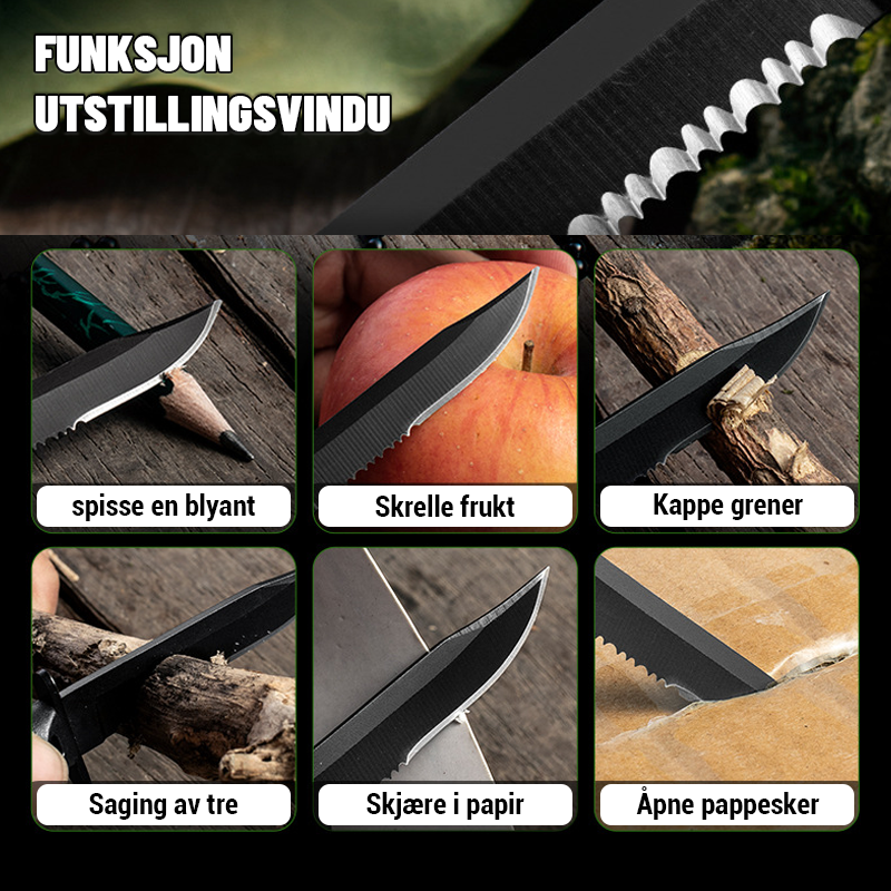 Mini Utendørs Kniv I Rustfritt Stål/Stainless Steel Mini Outdoor Knife