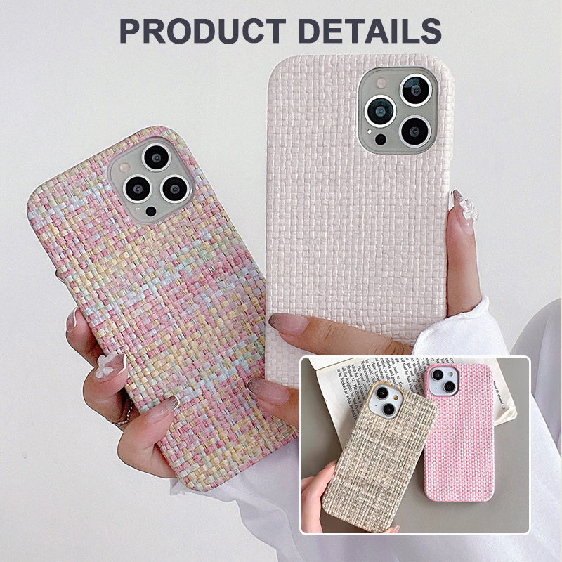 Woven Fabric Style Mobile Phone Case