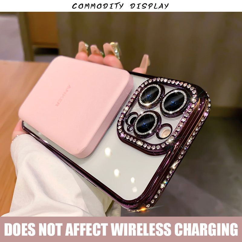 Glitter Magnetic Transparent Phone Case