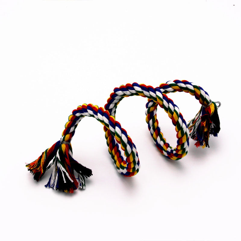 Parrot Cotton Rope Spiral Ladder