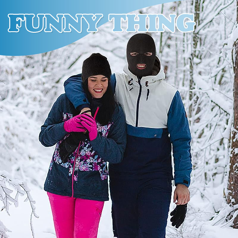 Three Hole Cycling Wool Mask