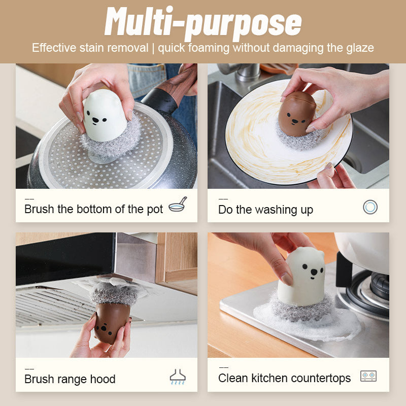 Bear Acrylic Decontamination Cleaning Ball