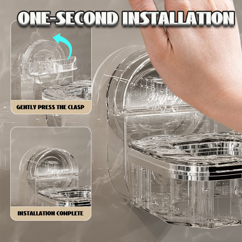 No Punching Hair Dryer Holder