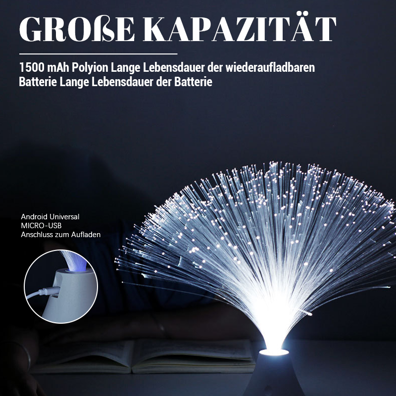 Glasfaserlicht Sternenhimmel Nachtlicht/Fiber optic starry night light