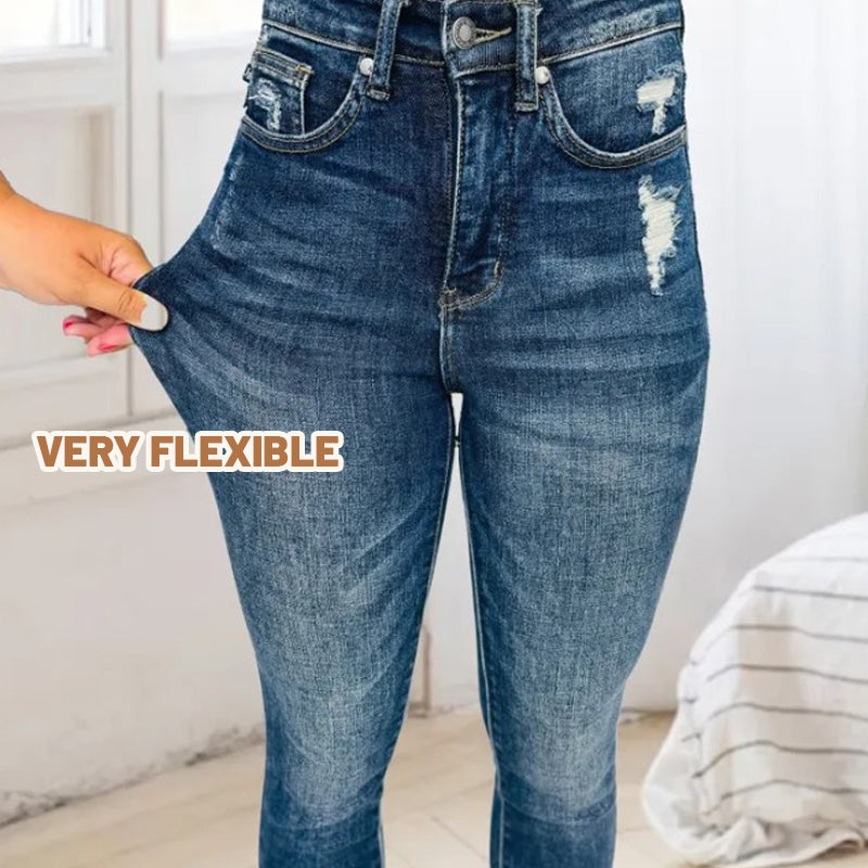 2023 High Elastic Slim Fit Jeans