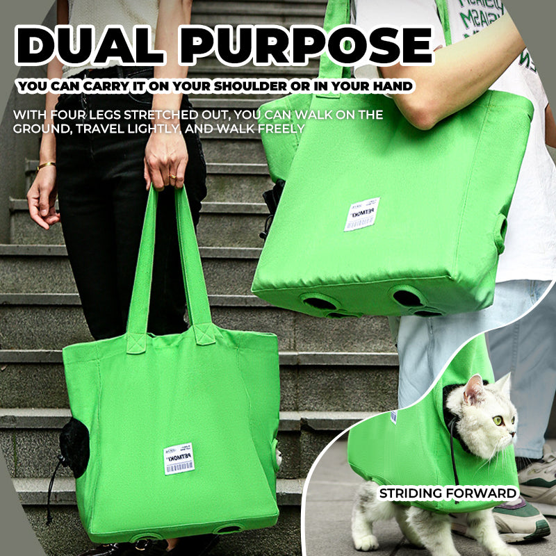 Breathable Canvas Cat Bag