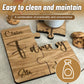 Personalized Last Name Puzzle Coaster Set