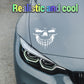 Halloween Skull Car Sticker