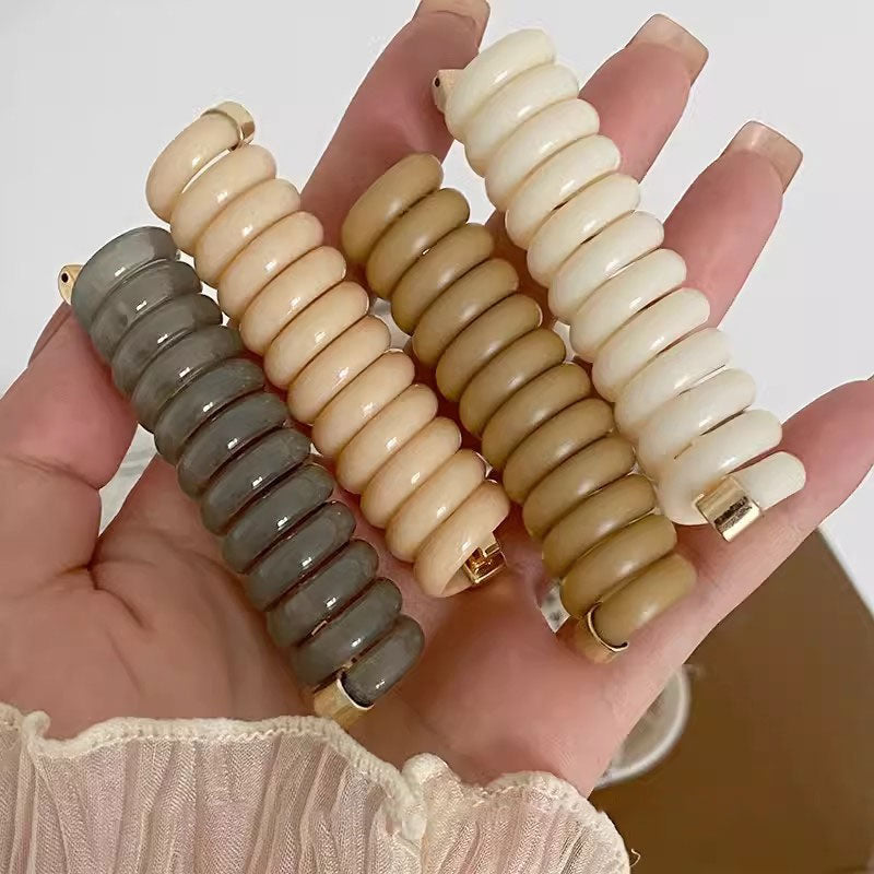 Telephone Cord Hair Tie（2pcs)