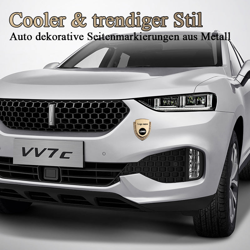 Auto dekorative Seitenmarkierungen aus Metall/car decorative metal side markers