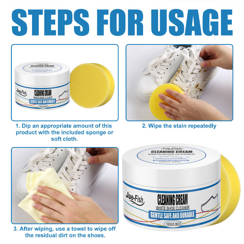 High-Efficiency White Shoe Cleaning Paste