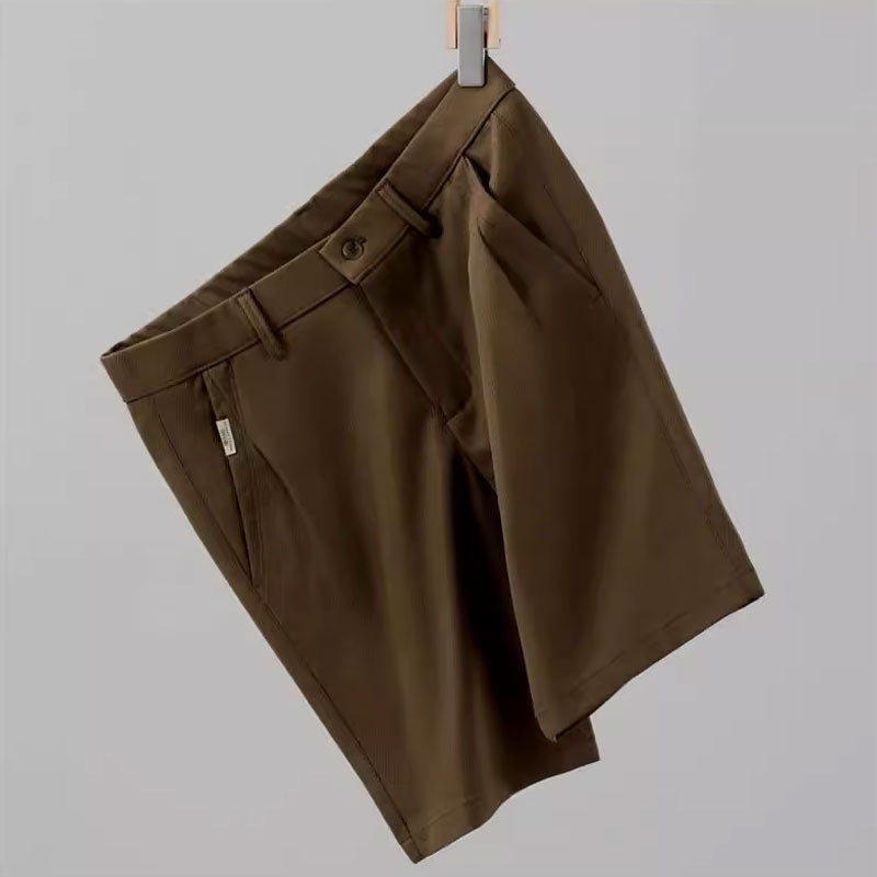 Men'S Straight Suit Shorts