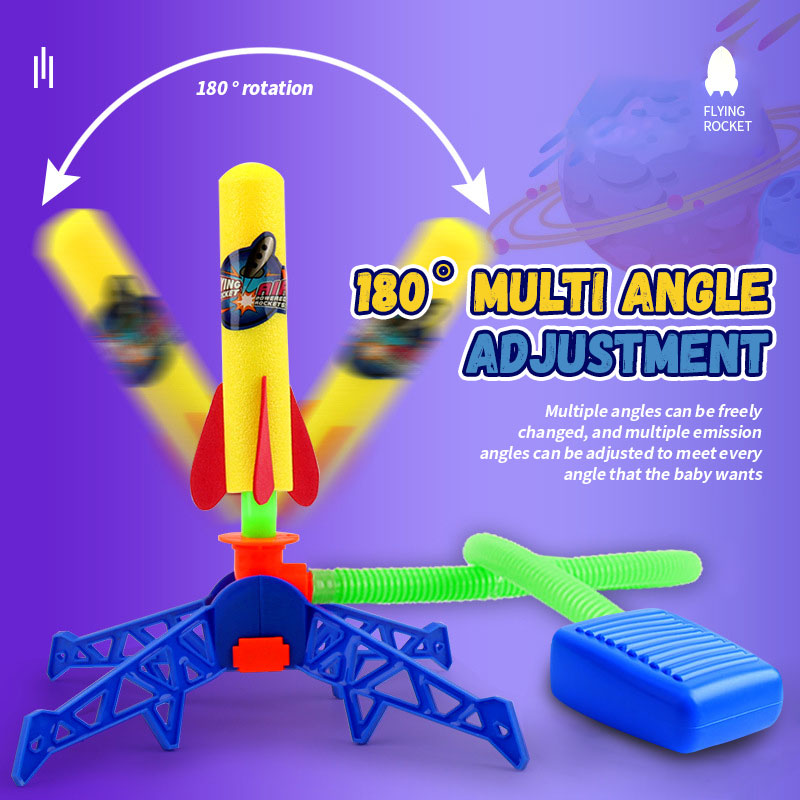 Children'S Feet Stepping On Small Rockets🚀