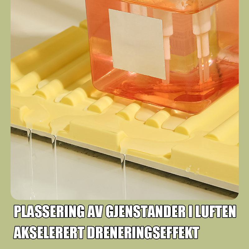 Kran Anti-Skli Dreneringspute/Faucet Silicone Drain Pad