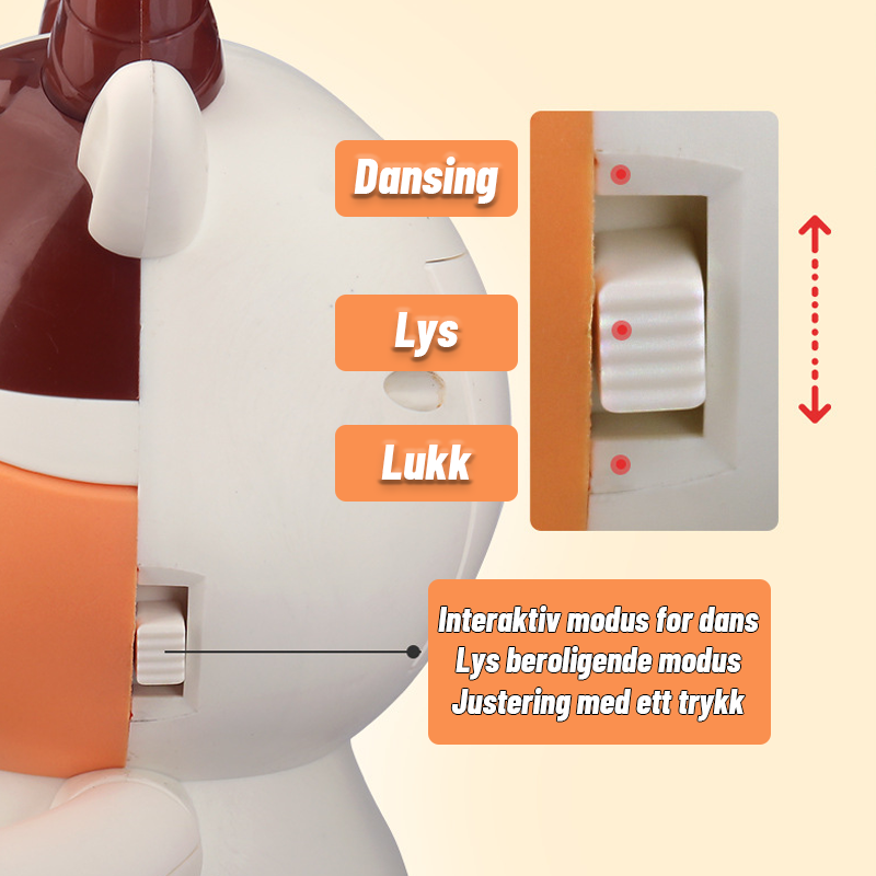 Syngende Og Dansende Søte Kuleketøy/Singing and dancing cute cow toy