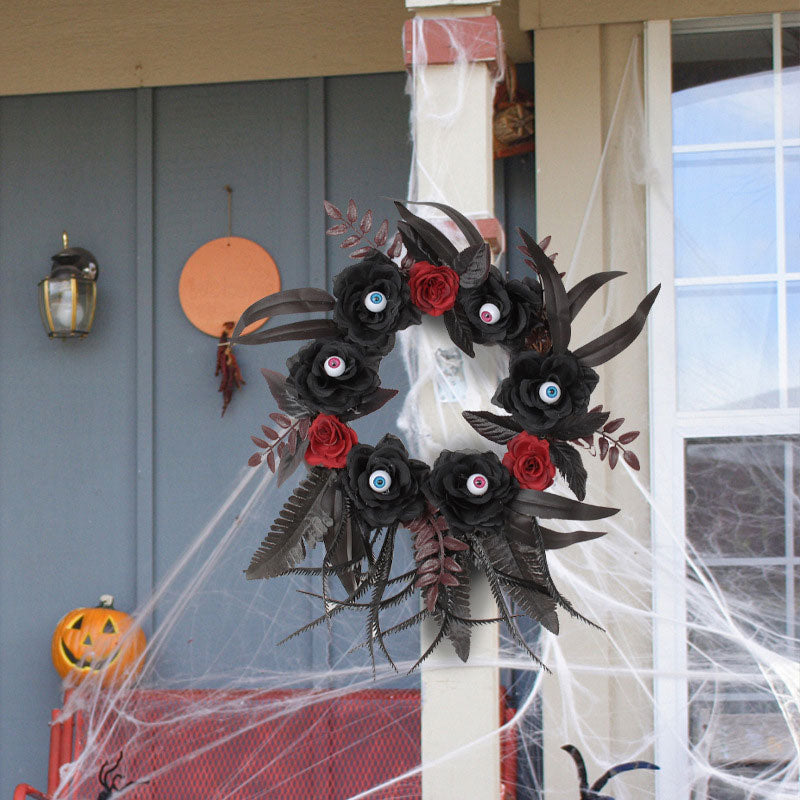 Halloween Rose Eyeball Dead Branch Garland