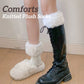 Knitted Plush Socks