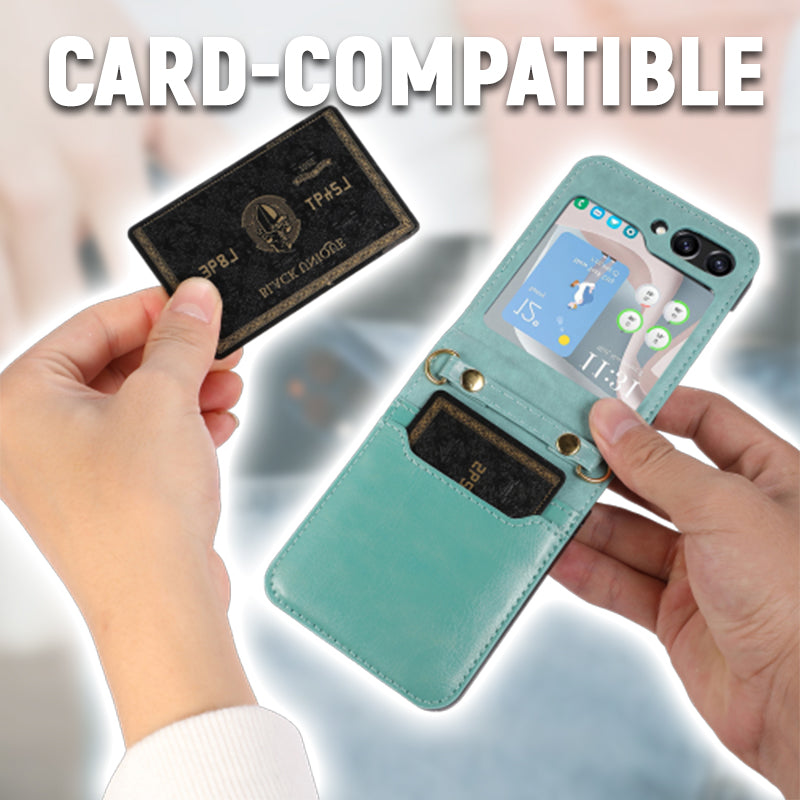 Samsung Z Flip Insert Card Crossbody Foldable Phone Case
