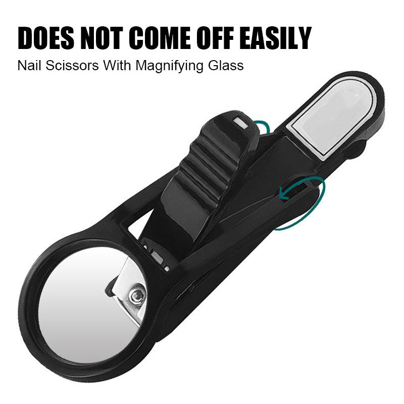 Nail Scissors With Magnifying Glass
