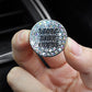 Car One-Button Start Rhinestone Decorative Sticker