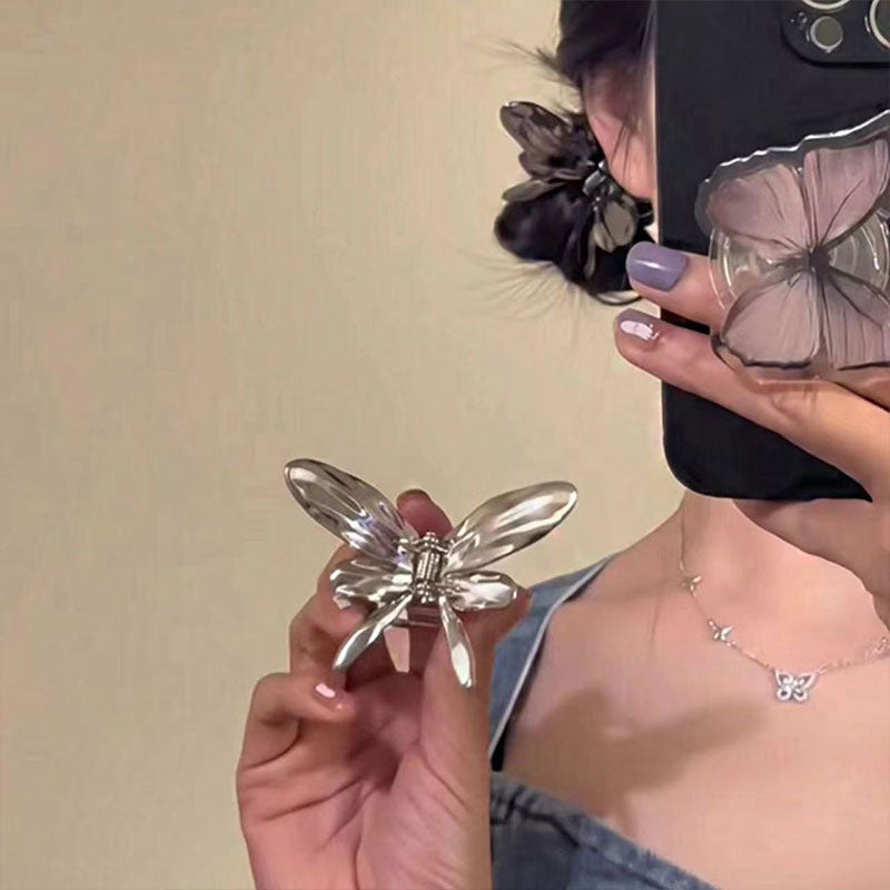 Metal Butterfly Hair Claw