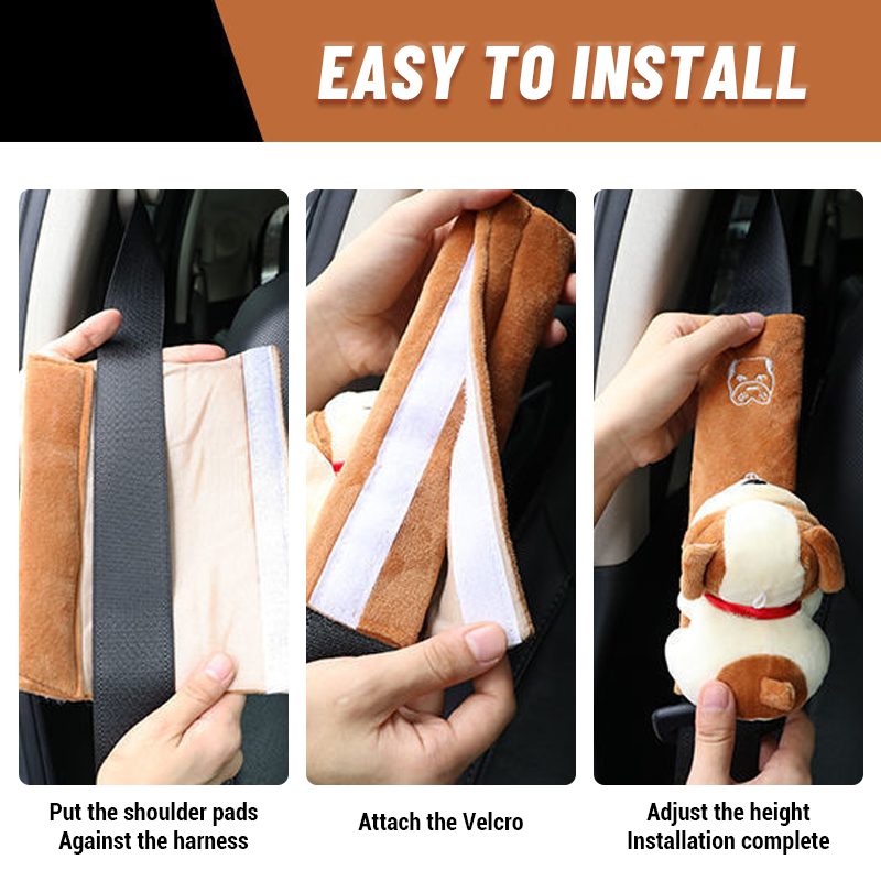 Cartoon Car Seat Belt Shoulder Cover