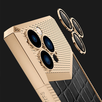 Crocodile Leather Phone Case