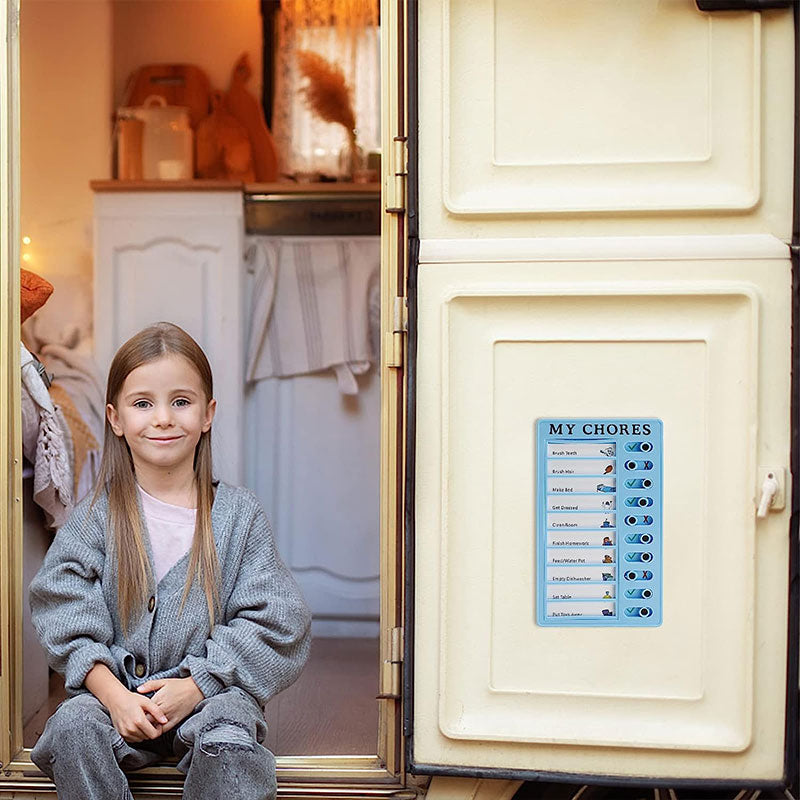 Children'S Self-Discipline Punch Card