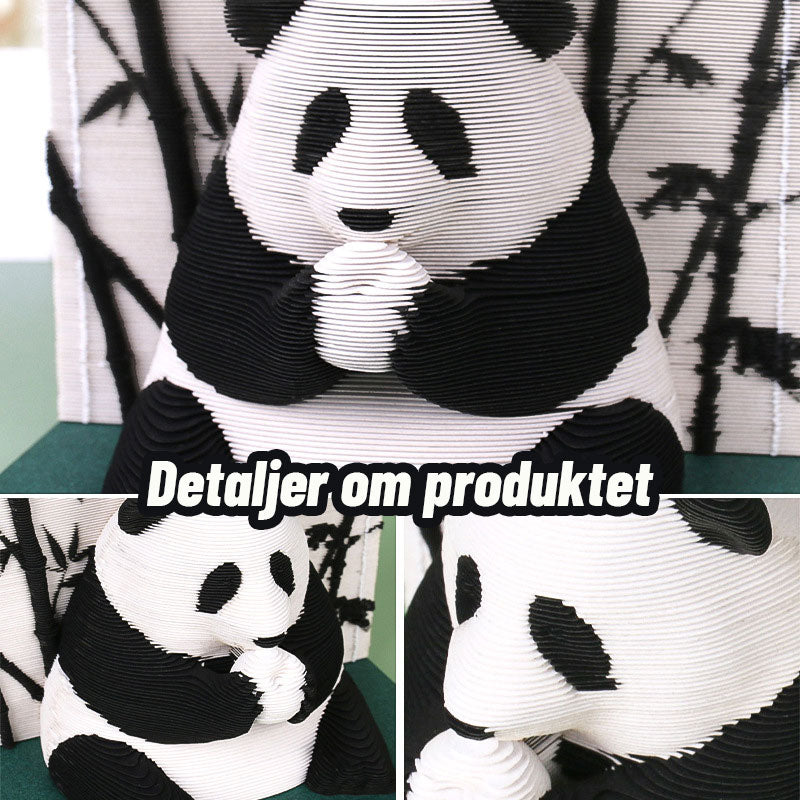 Panda Tredimensionel Note
