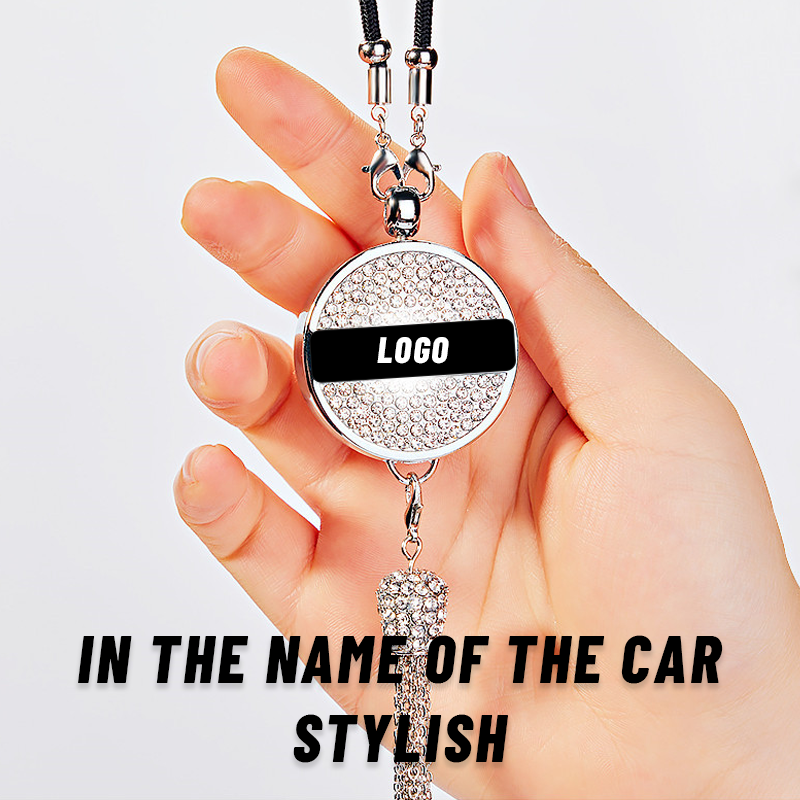 Auto-Rückspiegel-Parfüm-Anhänger zum Aufhängen/Diamond-encrusted aromatherapy pendant