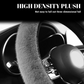 Plush Car Steering Wheel Cover
