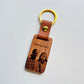 Personalized Wood Keychain - Laser Engraved