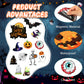 Halloween Car Stickers Magnetic