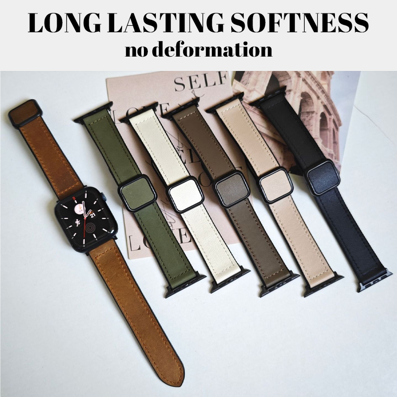 Magnetic Silicone Leather Wrist Strap