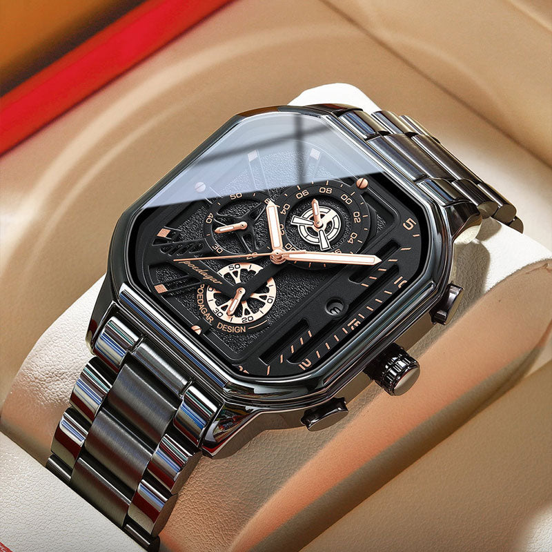 Men's Waterproof Luminous Multifunction Watch