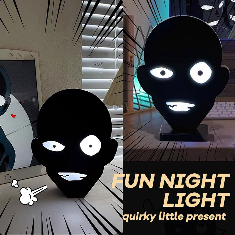 Black Man Night Light-🌙 Light up your night in style!