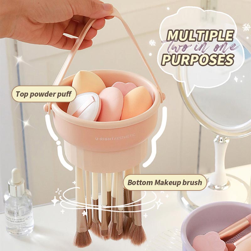 Makeup Brush Cleaning Drying Rack
