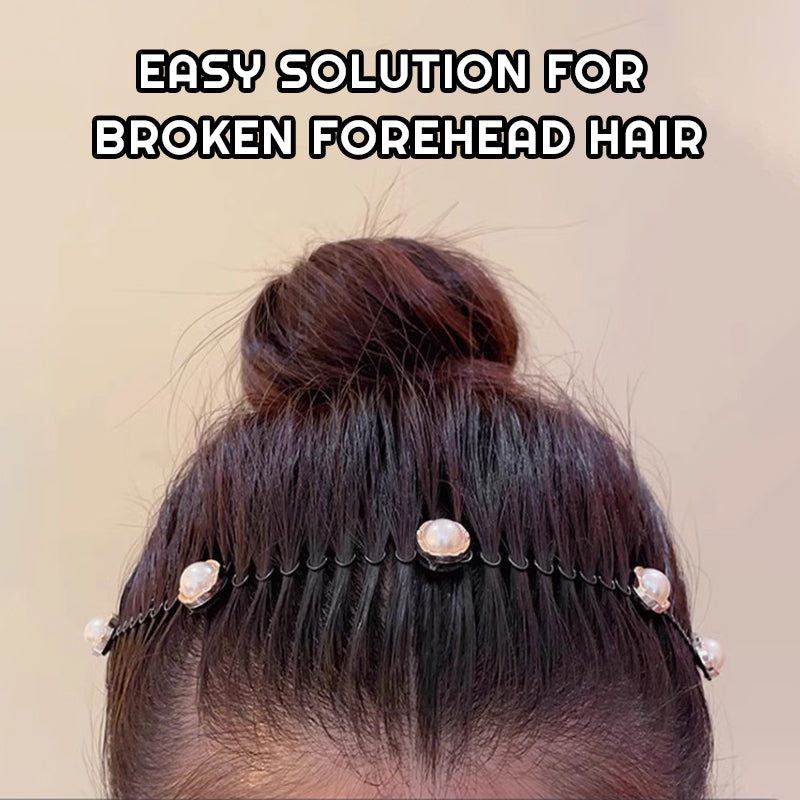 Invisible Broken Hair Clip At The Back Of The Head