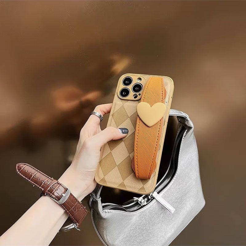 Rhombus Love Wristband Phone Case