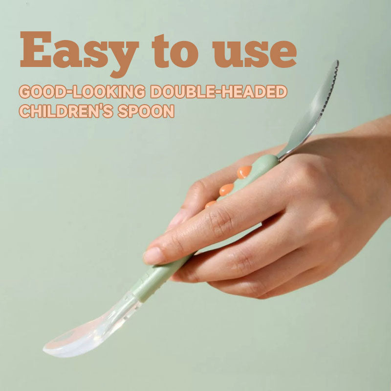 Good-Looking Double-Headed Children's Spoon