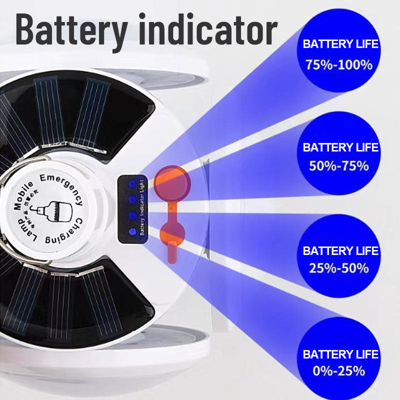 LED Solar Foldable Football Light